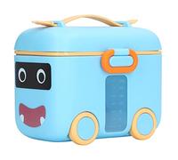 Asixxsix Dispensador de Fórmula Para Bebés Destino de Leche en Polvo Portátil Con ASA, Gran Capacidad, Almacenamiento Sellado Para ViJes, Material PP Seguro y Multifuncional (BLUE)