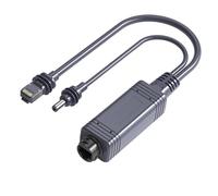 Asixxsix Divisor Gigabit PoE, Divisor Power Over Ethernet de 100 W y 37-52 V con Transferencia de Larga Distancia de 100 m, para cámaras de Seguridad y teléfonos VoIP.