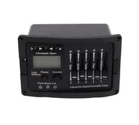 Asixxsix Ecualizador EQ de Preamplificador de Guitarra de 5 Bandas, Sintonizador de Pastilla Piezoeléctrica, Amplificador de Preamplificador de Guitarra Acústica, Sintonizador para