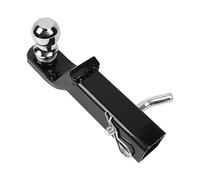 Asixxsix Enganche de Remolque, Bola de Enganche de Remolque Ajustable de Acero de 2,4 Pulgadas, Montaje de Enganche de Remolque de fácil instalación, Duradero y de Alta Seguridad