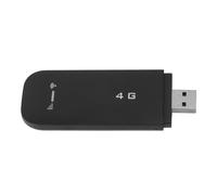Asixxsix Enrutador WiFi Portátil USB 4G LTE, Admite 10 Dispositivos Hotspot Portátil con Puerto de Ranura de Tarjeta SIM, Modernem WiFi WiFi para Teléfonos Portátiles Portátiles (Black)