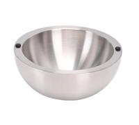 Asixxsix Ensaladera de Acero Inoxidable 304, Cuenco Aislado de Doble Capa con 2 Orificios de Inyección de Agua para Alimentos Fríos y Calientes, para Servir (S 100x40x0,3 cm/39,4x15,7x0,1 pulgadas)