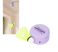 Asixxsix Entrenador de Rebote de Bádminton, Ajuste de de Control Remoto, Diseño Fácil de Complemento para la Pared de Madera de Azulejos,Material de Látex con Cordón Elástico