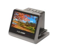 Asixxsix Escáner de Película 135 / 126KPK / 110 / Super8 / Monocromo/Diapositivas a Digital, Escáner de Negativos con Pantalla LCD de 5'', Memoria Integrada de 16GB