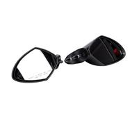 Asixxsix Espejo Retrovisor para Moto Acuática, par Completo de Repuesto de Cristal Antideslumbrante, Manillar Montado con Espejos Laterales Izquierdo y Derecho para WaveRunner VXR FS