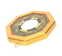 Asixxsix Espejo Tradicional Chino Feng Shui Bagua, Amuleto de la Suerte, Dinero, Riqueza, Chismes, Protección, Decoración Colgante para Exteriores para la Familia (Espejo cóncavo de 13,5 cm.)