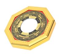 Asixxsix Espejo Tradicional Chino Feng Shui Bagua, Amuleto de la Suerte, Dinero, Riqueza, Chismes, Protección, Decoración Colgante para Exteriores para la Familia (Espejo convexo de 13,5 cm de