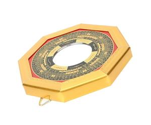 Asixxsix Espejo Tradicional Chino Feng Shui Bagua, Amuleto de la Suerte, Dinero, Riqueza, Chismes, Protección, Decoración Colgante para Exteriores para la Familia (Espejo cóncavo de 13,5 cm.)