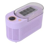 Asixxsix Fabricadora de Hielo de Encimera, 8 Cubitos Listos en 15 Minutos, Máquina de Hielo Portátil Compacta para Casa, Cocina, Oficina, Hogar y Coche Opciones de Energía (Enchufe de la UE)