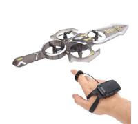 Asixxsix Flying Sword Avión RC, Avión de Control Remoto con Batería Modular y Material a Prueba de Golpes, Planeador RC Ligero con Luz de Navegación Nocturna, para Principiantes