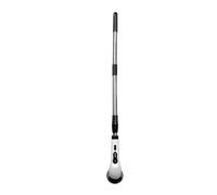 Asixxsix Fregadora Giratoria Eléctrica, Recargable, Inalámbrica, con Ajustable, Fregadora de Ducha, Limpiador de Baño con Cabezales de Cepillo Reemplazables para Limpieza de Pisos de Cocina y Baño