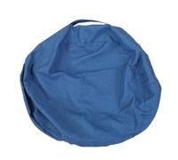 Asixxsix Funda para Silla de Puf con Almacenamiento de Animales de Peluche (sin Relleno), 22.8 X 11 Pulgadas, Organizador de Almacenamiento de Juguetes, Funda para Organizar Juguetes de (Blue)