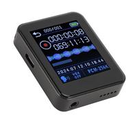 Asixxsix Grabadora de Voz, Grabación Activada por Voz AI con Operación de una Tecla, Grabación Temporizada de Guardado Automático, Función de Reproductor MP3 con Conector para Auriculares (8GB)