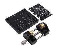 Asixxsix Guía de Afilado, Plantilla de Afilado de Cinceles con Múltiples Ajustes de ángulo, Kit de de Cinceles de Aleación de Aluminio con ángulos Ajustables de 15 a 45 Grados para y Aviones para