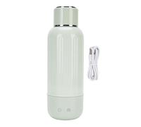 Asixxsix Hervidor Eléctrico de Viaje, 500 Ml Inalámbrico Recargable Calentador de Caldera de Agua de té Pequeña con Control de 5 Temperatura, Mini Hervidor de café Pequeño Portátil para (GREEN)