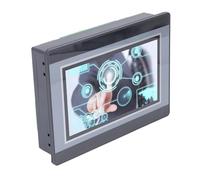 Asixxsix HMI PLC Todo en, Pantalla Táctil TFT LCD de 7 Pulgadas, Compatible con FX3U-20 40 48MRT, Fácil Instalación, Programación HMI y PLC, para Control Industrial