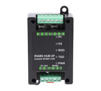 Asixxsix Hub RS485 Aislado Industrial, Expande los Subpuertos RS485 a Través del Puerto Maestro, Admite Funciones de Aislamiento de Extensión de relé, con Amplia Velocidad en Baudios