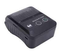 Asixxsix Impresora Portátil, Impresora Térmica Bluetooth de 58 Mm, 1500 MAh, Resolución de 203 PPP, Velocidad de Impresión de 50 a 80 Mm por Segundo, Máquina Bluetooth