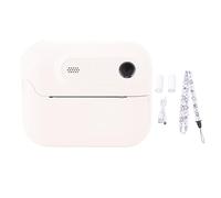 Asixxsix Instant Print Digital Camera, 48MP 1080P HD 6X Zoom Kids Instant Camera with MP3 Game Functions and 20 Frames, Portable Camera for Birthday Christmas Gifts (Beige)