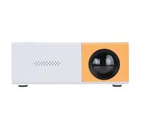 Asixxsix Inteligente, de Películas Portátil Full HD 1080P para Exteriores con Altavoz Incorporado y Enfoque Manual, Compatible con Teléfono Inteligente USB, para Juegos en Casa,