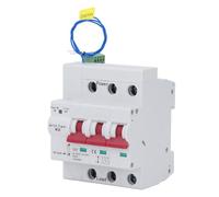 Asixxsix Interruptor de Circuito de Falla A Tierra, Control de PC Monitoreo en Tiempo Real Control Remoto Montaje en Riel Disyuntor en Miniatura de CA 125 A 3P con Protección contra Cortocircuitos