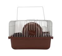 Asixxsix Jaula para Hámster, Jaula Portátil Transpirable para Animales Pequeños, Hábitat para Ratones con Rueda para Correr, Botella de Agua y Tazón de Comida para Cobayas y Conejos