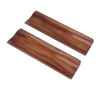 Asixxsix Juego de 2 Platos de Sushi de 7,2 Pulgadas, Bandeja para Servir Estilo Japonés, Platón Largo para Servir de Madera Maciza, Platón de Ensalada para Decoración del Hogar, Alimentos, Alimentos