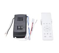 Asixxsix Kit de Control Remoto Universal para Ventilador de Techo, Temporizador de 6 Velocidades de Repuesto para Ventilador de Techo DC, con Control de Larga Distancia