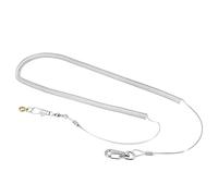 Asixxsix Kit de Correa de Cuerda de Entrenamiento Antimordeduras para Pájaros, Duradero, Ligero, Cómodo para Dueños de Mascotas, 6m (Cuerda voladora de 4,5 MM + 6M)