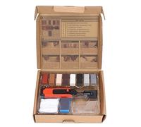 Asixxsix Kit de Reparación de Porcelana Juego de Bloques de Cera con Pluma Calefactora Eléctrica Eficiente para Grietas de Azulejos Herramientas de Reparación con Bloque de Raspado para de Baches