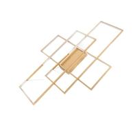 Asixxsix Lámpara de Techo LED Moderna, Atenuación Continua Regulable 3000K-6500K Luz de Techo de Montaje Empotrado, Diseño de Aleación de Aluminio con Control Remoto para Sala de Estar, Dormitorio,