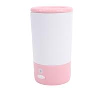 Asixxsix Lavador de Pies para Perros, Limpiador Automático Eléctrico de Pies para Mascotas de 500 MAh con USB Portátil de Inicio con un para Perros Gatos Actividades Al Aire Libre (PINK)