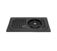 Asixxsix Lavadora de Tazas de Enjuiciamiento de Vidrio, Fregadero de Aluminador de la Jarra de la Cafetería de la Cafetería del café Espresso de Acero Inoxidable con Spray Lateral,