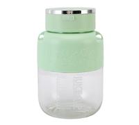 Asixxsix Licuadora Portátil Inalámbrica para Batidos y Batidos, 800 Ml Recargable Taza de Exprimidor de Licuadora Personal con Pajitas y Correa para el Hombro para Oficina, Gimnasio, (GREEN)