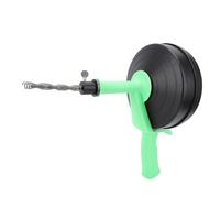 Asixxsix Limpiador de desagües portátil, sonda de fontanería profesional para fregaderos, sonda versátil para desatascar desagües en tuberías de 1/2 pulgada a 3 pulgadas (10m primavera)