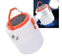 Asixxsix Linterna LED para Acampar, Luz Solar para Acampar, Control Remoto, Fuentes de Luz Duales Recargables por USB y Atenuación de Niveles Múltiples para Emergencias, Huracanes