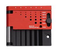 Asixxsix Localizador de Brocas de Varilla Redonda, Perforación Precisa para Varillas de 1 a 4 Mm, Guía de Broca con Capacidad de Doble Cara, Plantilla de Clavija con para Construcción de Modelos y