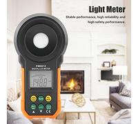 Asixxsix Luxómetro Digital - Medidor de Luz PM6612/PM6612L para Lámparas Fluorescentes, de Halogenuros Metálicos y Lámparas - LCD Retroiluminado de Diseño Compacto y Portátil Adecuado Tanto para