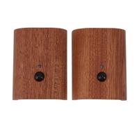 Asixxsix Luz Nocturna con Sensor de Movimiento, Diseño de Madera Natural, Fuerte Succión Magnética, Modos de Detección Dual, Luz de Pared LED con Batería Recargable por USB de 500 MAh para Baño,