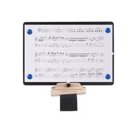 Asixxsix Marching Lyre Ajustable Marching Band Music Stand para Flauta Trompeta con almohadillas de silicona Soporte magnético para hojas Compatibilidad a 4 a 5