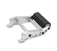 Asixxsix Material de Aleación de Aluminio RC Rueda Trasera hacia Arriba para LOSI LMT Solid AXLE 4WD 1/8 RC Car, Estabilidad Mejorada (Silver)