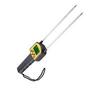 Asixxsix Medidor de Humedad de Grano, medidor de Humedad de harina de Grano, medidor de Humedad de Grano portátil con Pantalla LCD, medidor de Humedad de Grano Digital LCD para maíz, Soja, maní,