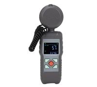 Asixxsix Medidor de Luz Digital, Pantalla LCD 200000LX Medidor de Iluminancia con Sensor Giratorio de 360 Grados para Plantas Hogar Jardín