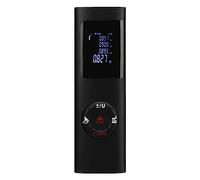 Asixxsix Medidor de Medida de Distancia Digital, Herramienta de Medición de Distancia Recargable de USB, Conmutación de la Unidad M/in/ft, Distancia de Medición/área/Volumen/pitágoras