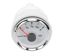 Asixxsix Medidor de Nivel de Agua, Medidor de Nivel de Líquido Marino de 52 Mm con Pantalla de Puntero, Múltiples Colores de Retroiluminación, Señal Programable IP67 a Prueba de Agua para