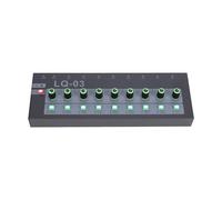 Asixxsix Mezclador de Audio de 8 Canales, Consola de Tablero de Sonido Mezclador de DJ, Consola de Mezcla de Música de Sonido Conmutable Estéreo/mono Profesional para Grabación de (AsixxsixwkI5NWP-12)