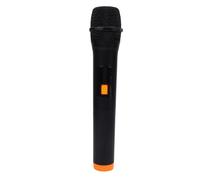 Asixxsix Micrófono de Juguete para Niños, Micrófono Falso de Plástico, Juguete para Simular la Práctica del Habla, Accesorio para Halloween, Navidad, Karaoke, Disfraz, Fiesta, Disfraz de (naranja