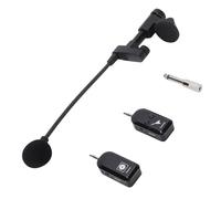 Asixxsix Micrófono Inalámbrico para Instrumentos, Sistemas de Micrófono Inalámbrico para Violín y Violonchelo, Captación de Sonido de 360°, de Condensador con Clip para
