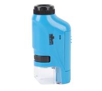 Asixxsix Microscopio para Niños, Mini Microscopio Portátil con Batería, Lente de Alta Definición, de Bolsillo, Juguetes Educativos con Kit de Exploración para la Escuela Al Aire Libre en el Hogar