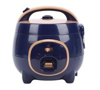 Asixxsix Mini Olla Arrocera, 5 Tazas Sin Cocer 350W 1.8L Arrocera Antiadherente con Rejilla, Olla Antiadherente Extraíble, Un Botón para Cocinar Y Mantener Caliente, Multicocina (Enchufe europeo 220V)